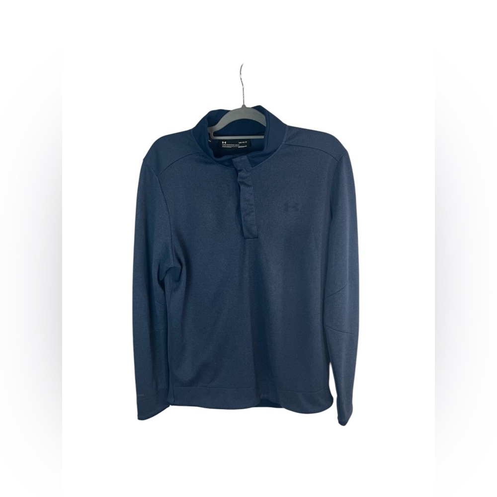 Under Armour golf‎ men’s blue 1/4 pullover long sleeve shirt size large